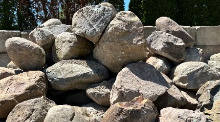 Large boulders