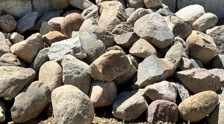 Small boulders